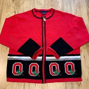 Ohio State University Zip Up Sweater
